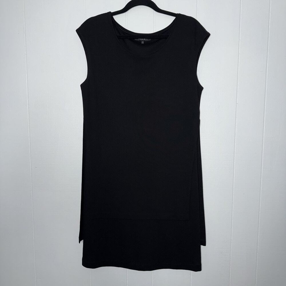 Lafayette 148 New York Women’s Layered Shift Dress Black Size Medium